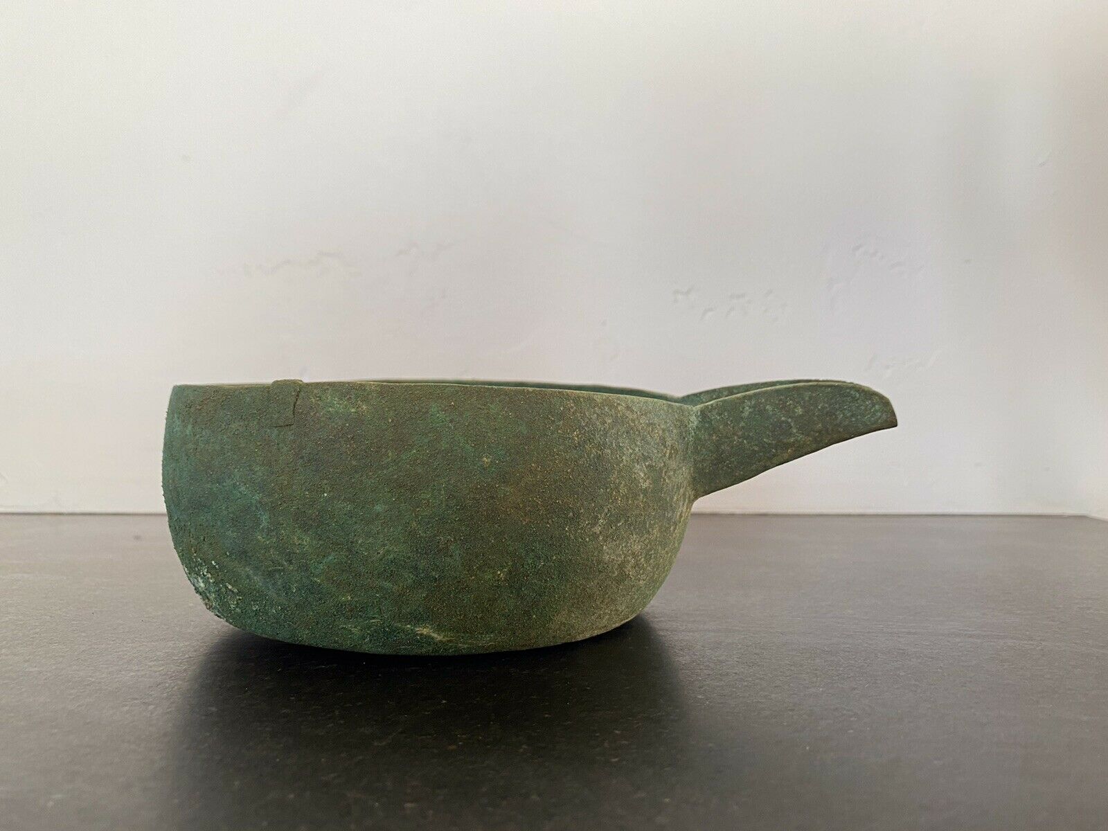 Han Dynaasty (206 Bce-220 Ce) Bronze Pouring Vessel Ewer Ancient Asian W/ Cert